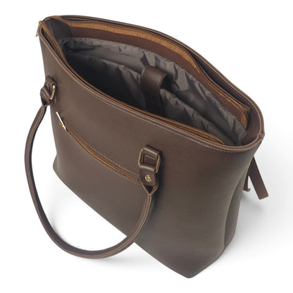 Core Work Tote – Brown