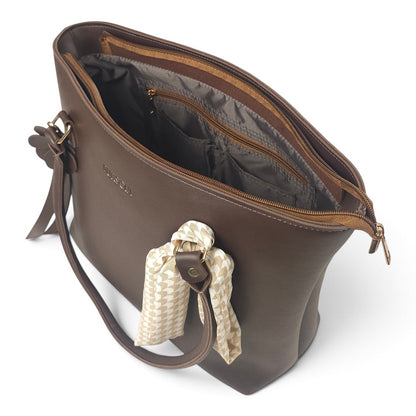Core Work Tote – Brown