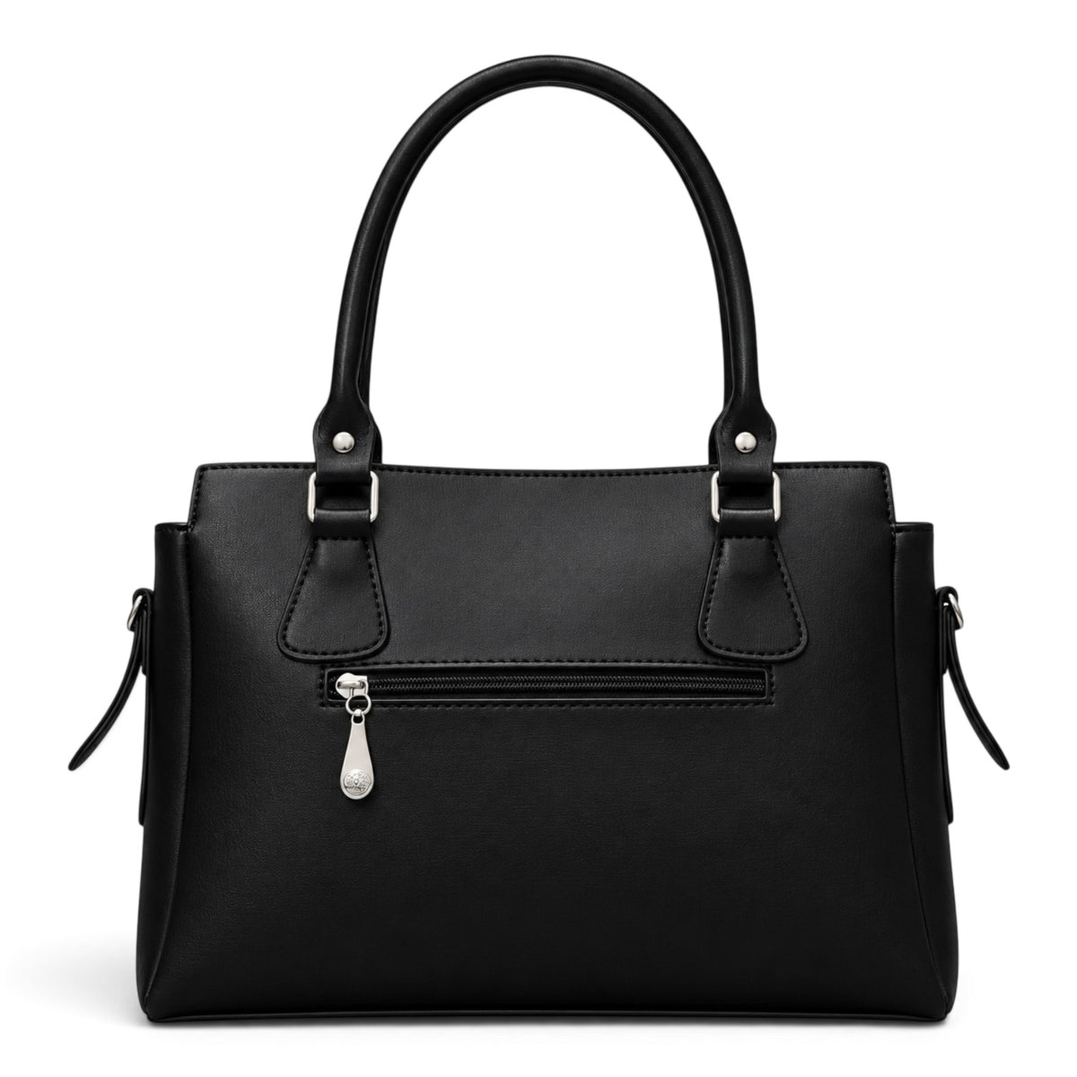 Calis Leather Shoulder Bag Black