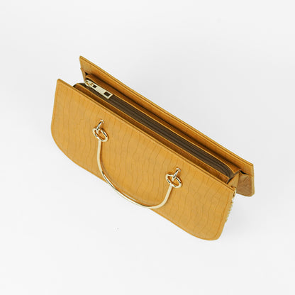 Solana Premium Bag Crocodile Camel