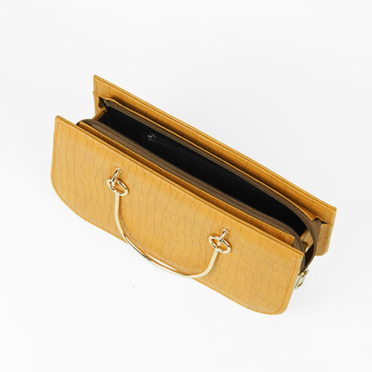 Solana Premium Bag Crocodile Camel